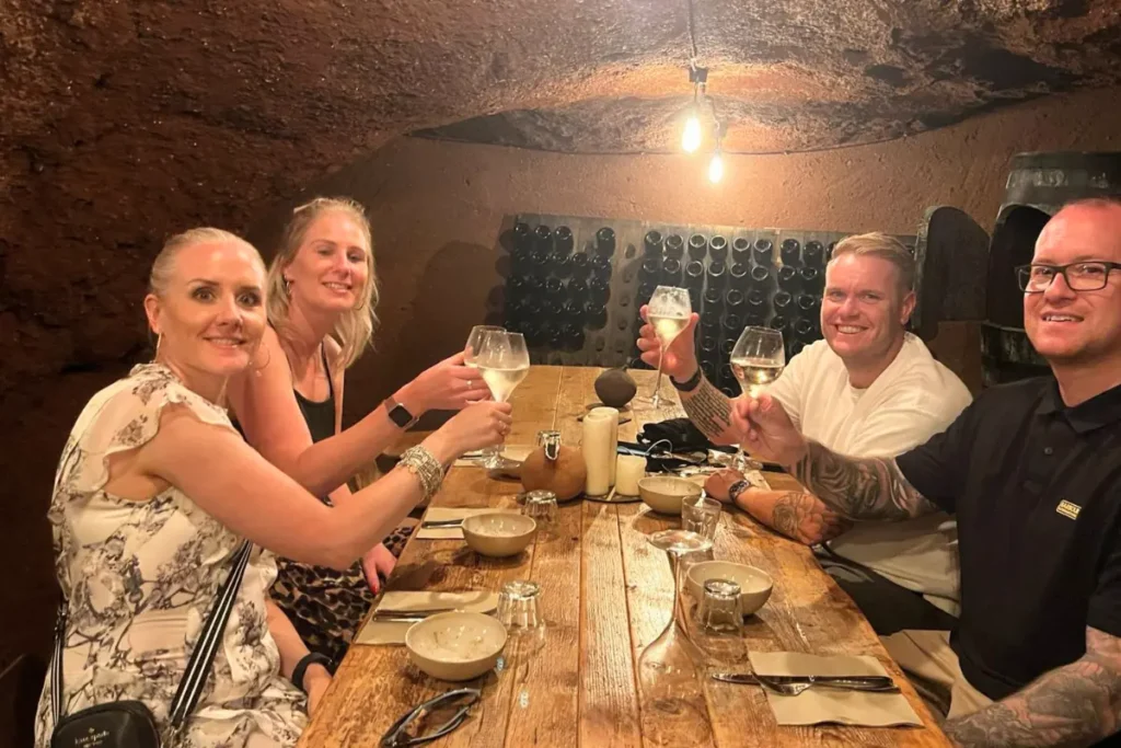 Candlelit dinner at the Baths of Agrippa