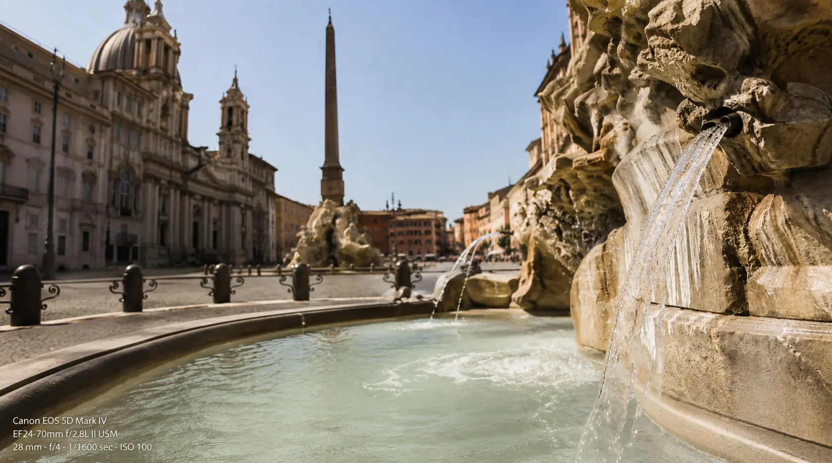 Visiting Rome in the August heat