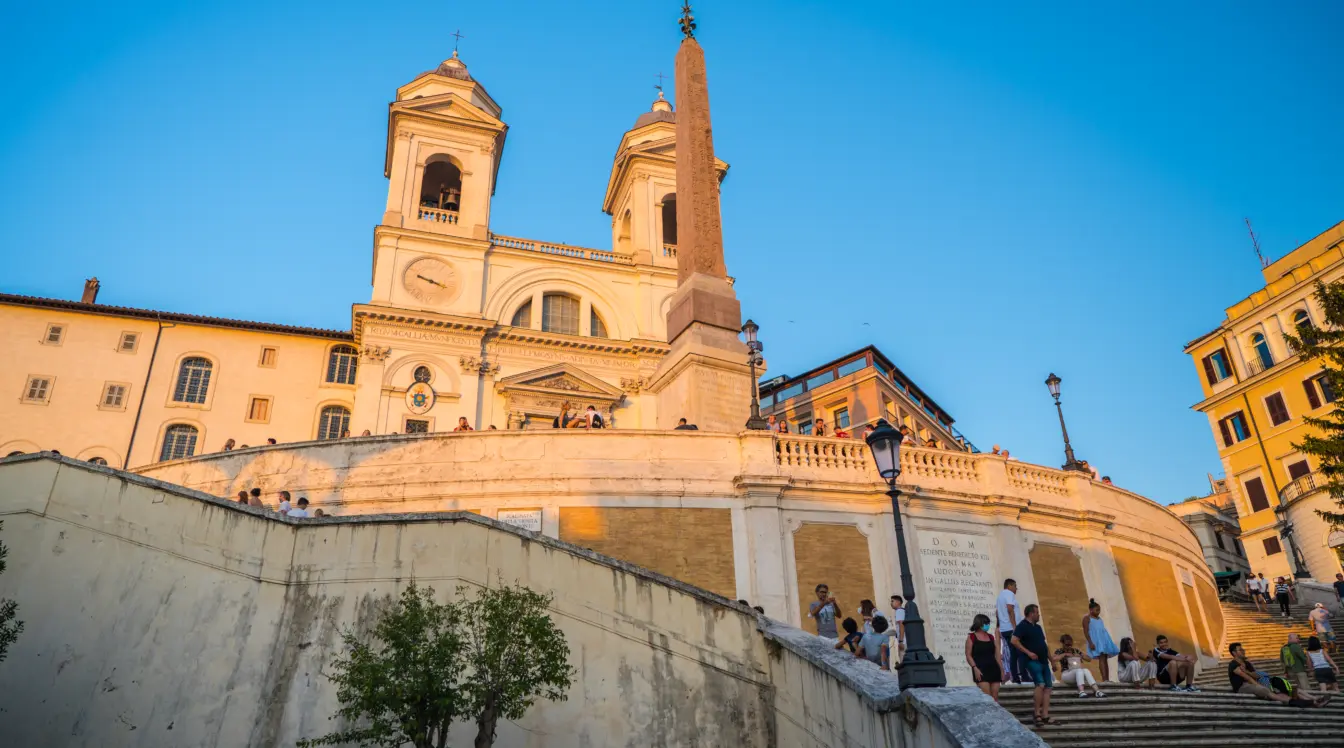 Spanish Steps in central Rome