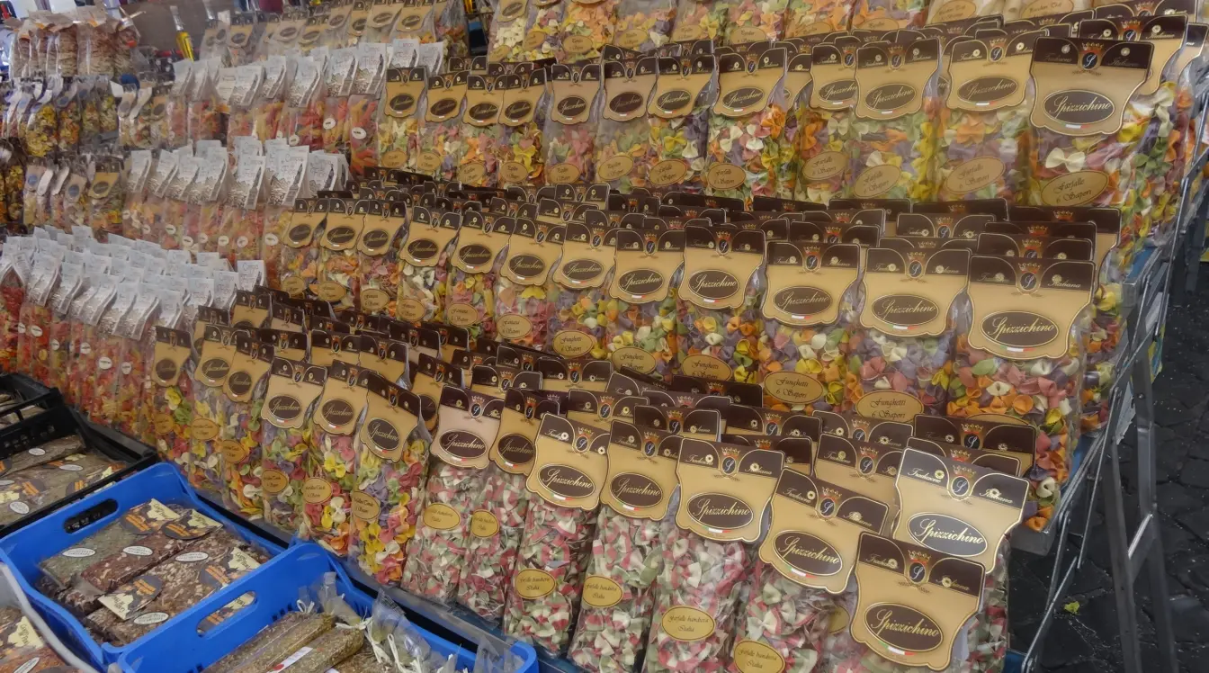 Campo de’ Fiori street market in Rome