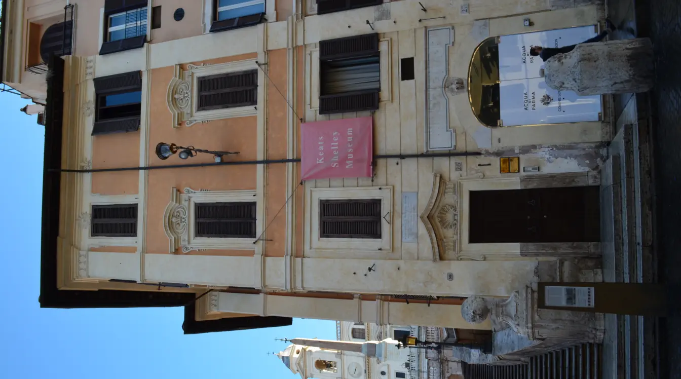 Keats-Shelley House beside the Spanish Steps in Rome