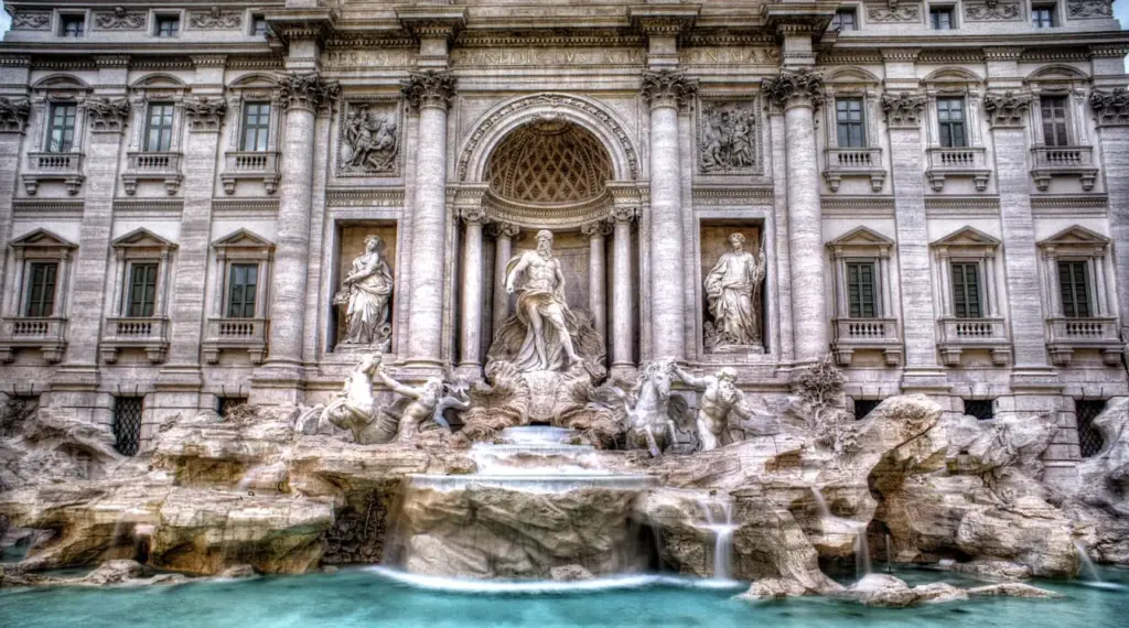Trevi Fountain in Rome, one of the city’s most famous film locations