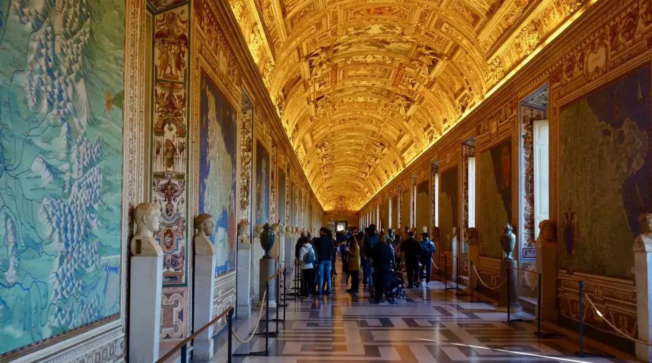 Gallery of Maps inside the Vatican Museums