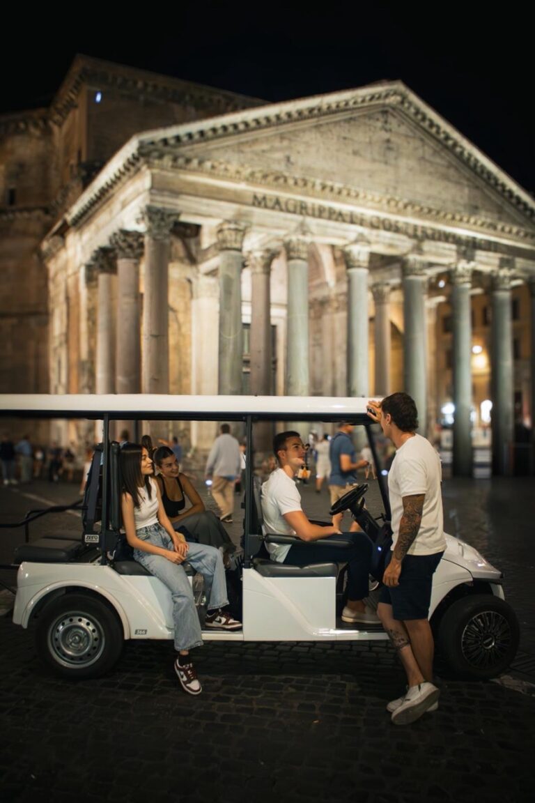 Private Rome Golf Cart Tour by Night