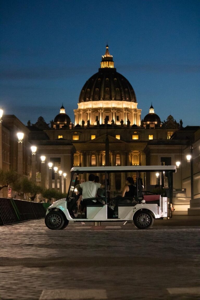 Private Rome Golf Cart Tour by Night